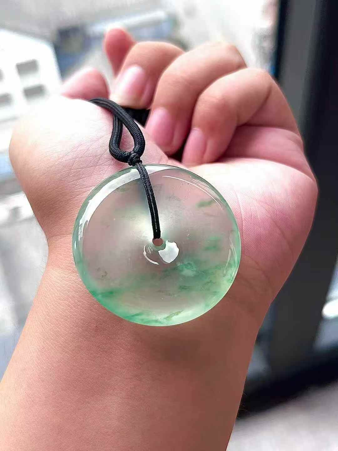 116357 翡翠平安扣 (38.6mm直徑)