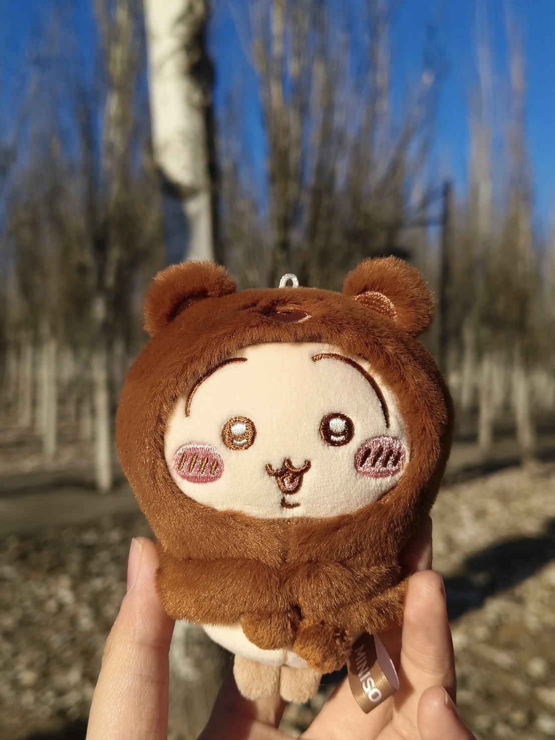 <快速出貨> 正版授權 吉伊卡哇CHIIKAWA  冬季限定 小熊套裝 吊飾