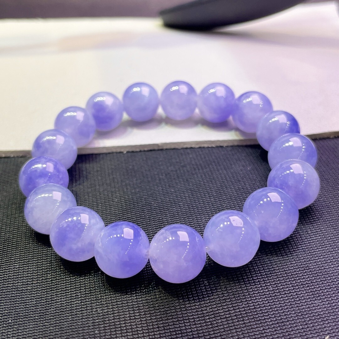 翡翠珠子手串 (11.8mm直徑),天然翡翠A玉, 緬甸玉, Jade, Jadeite