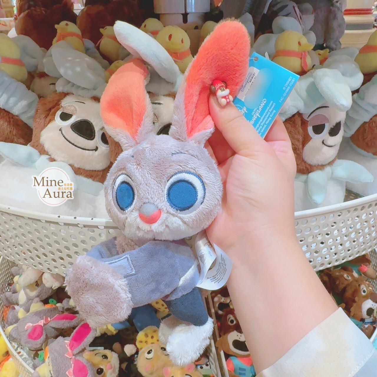 哈茱蒂 Judy 兔 絨毛造型 抱抱 手環 動物方城市 Zootopia -香港迪士尼樂園