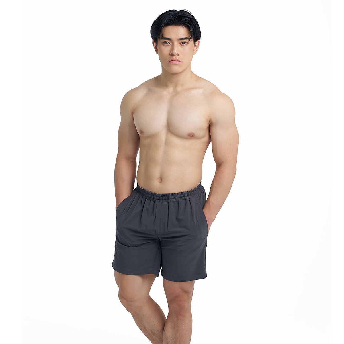 托瑪斯男運動短褲 (鋼鐵灰)