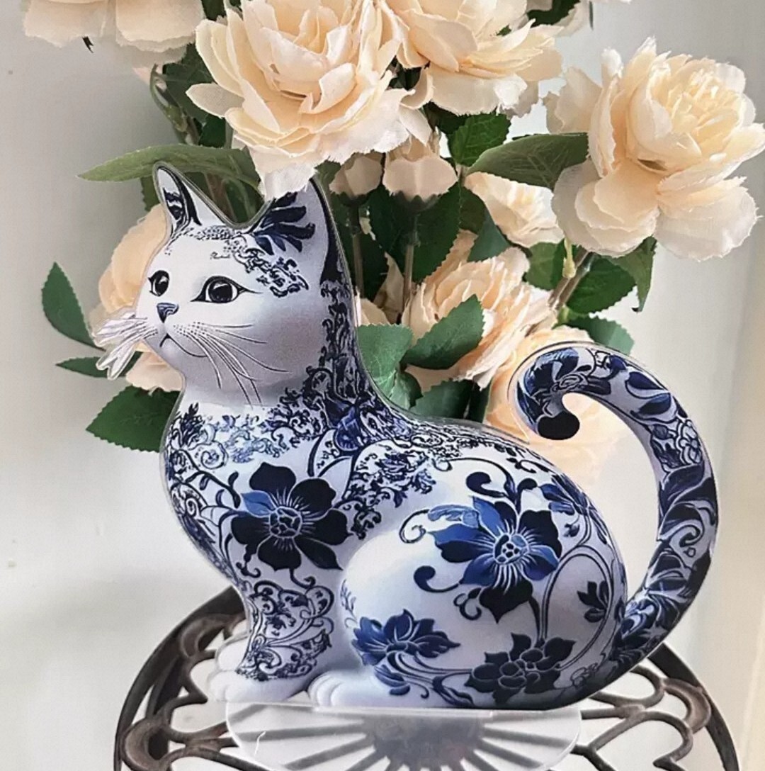 仿真青花瓷壓克力裝飾件