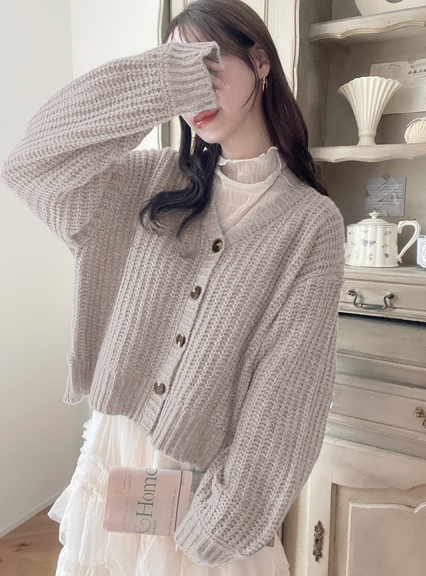 日本GRL 🇯🇵 V領針織排釦罩衫 十五色