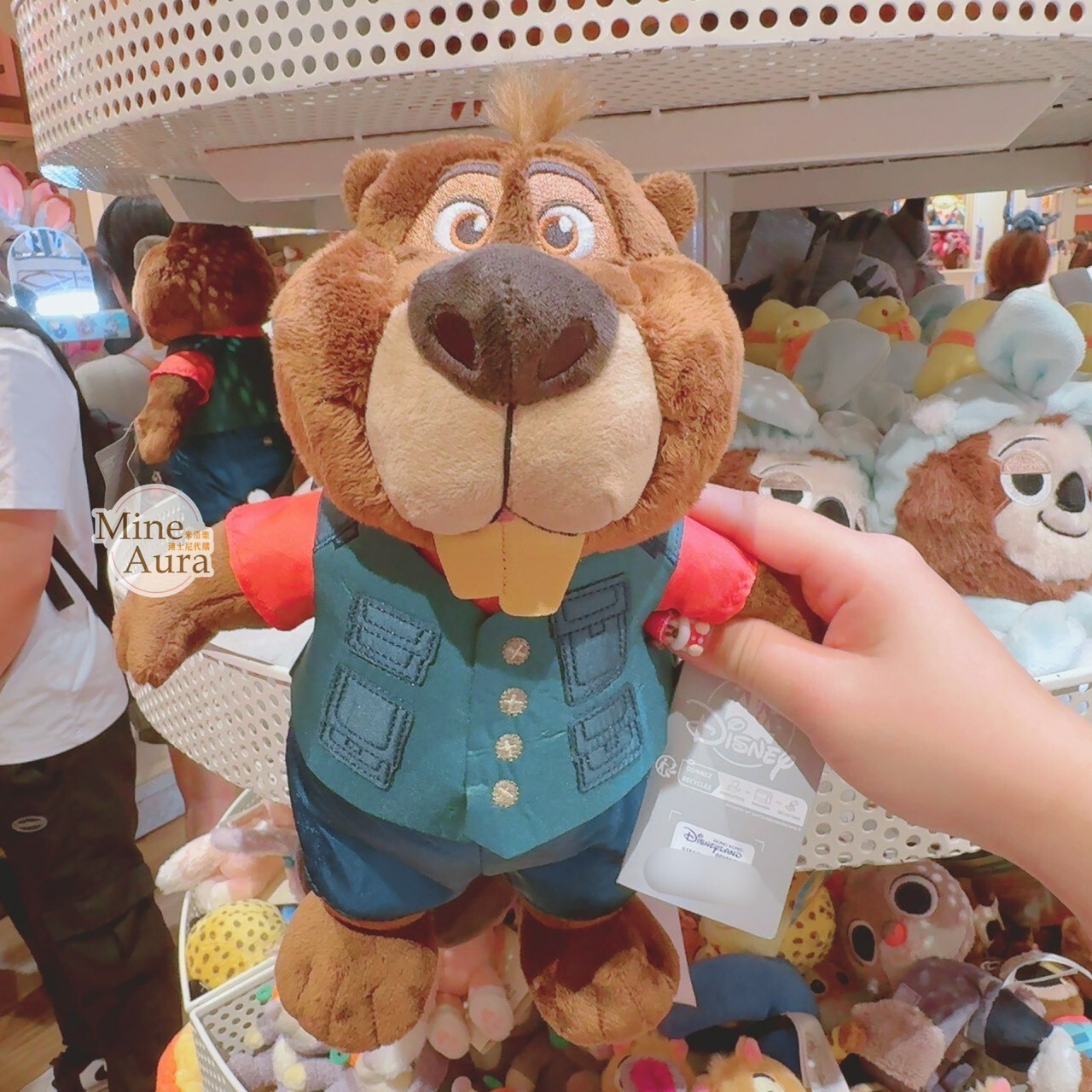 聶狸寶 Nibbles 河狸 娃娃 玩偶 動物方城市 Zootopia -香港迪士尼樂園