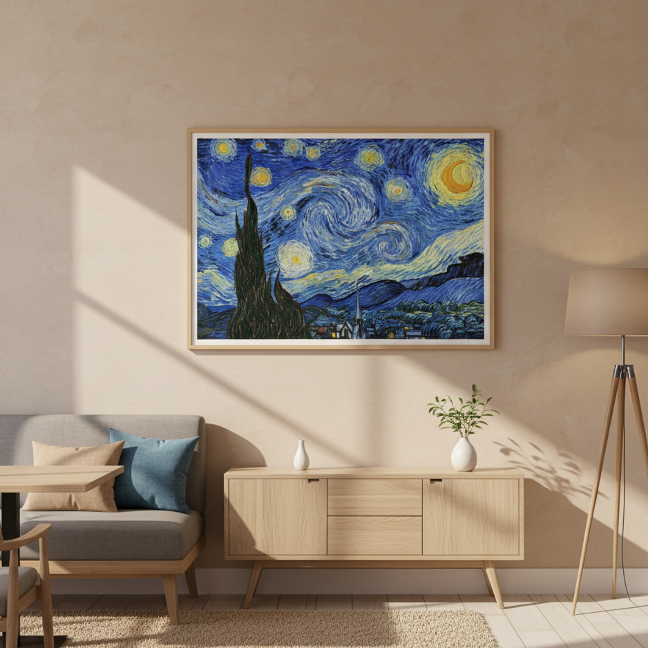 A1海報｜梵谷《星夜》