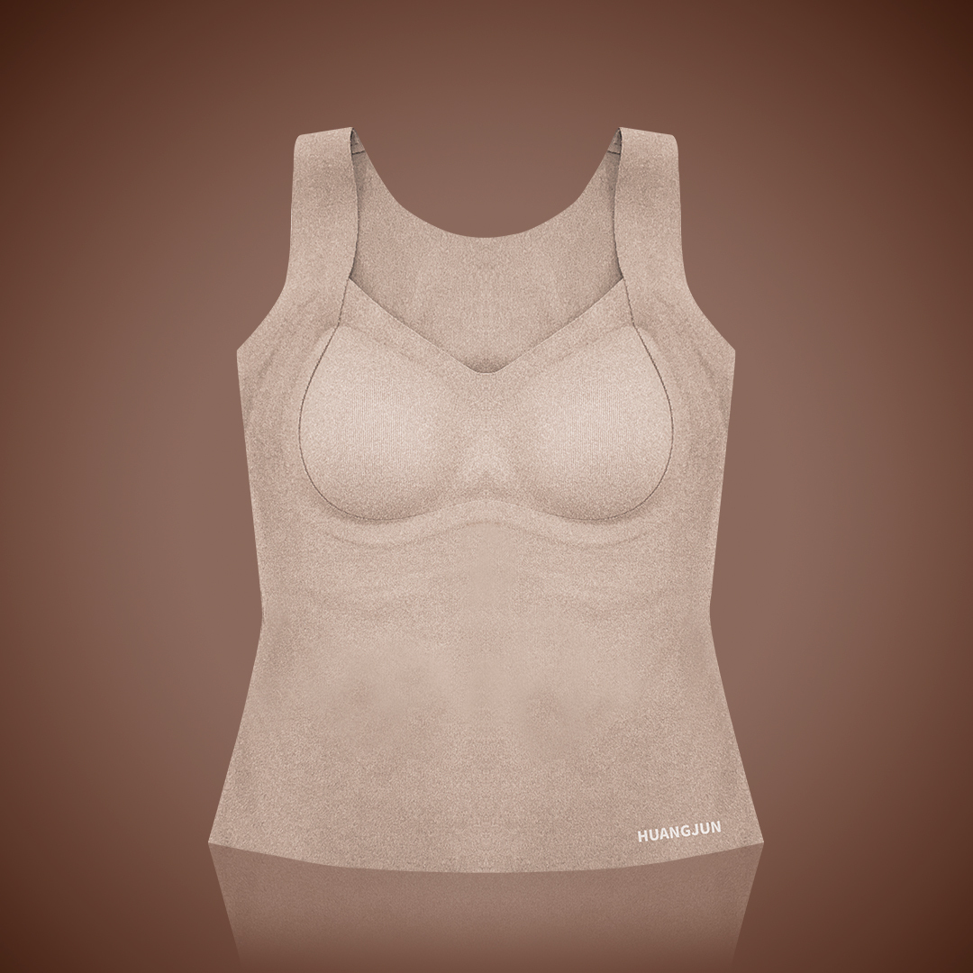 提拉倍暖絨背心-可可