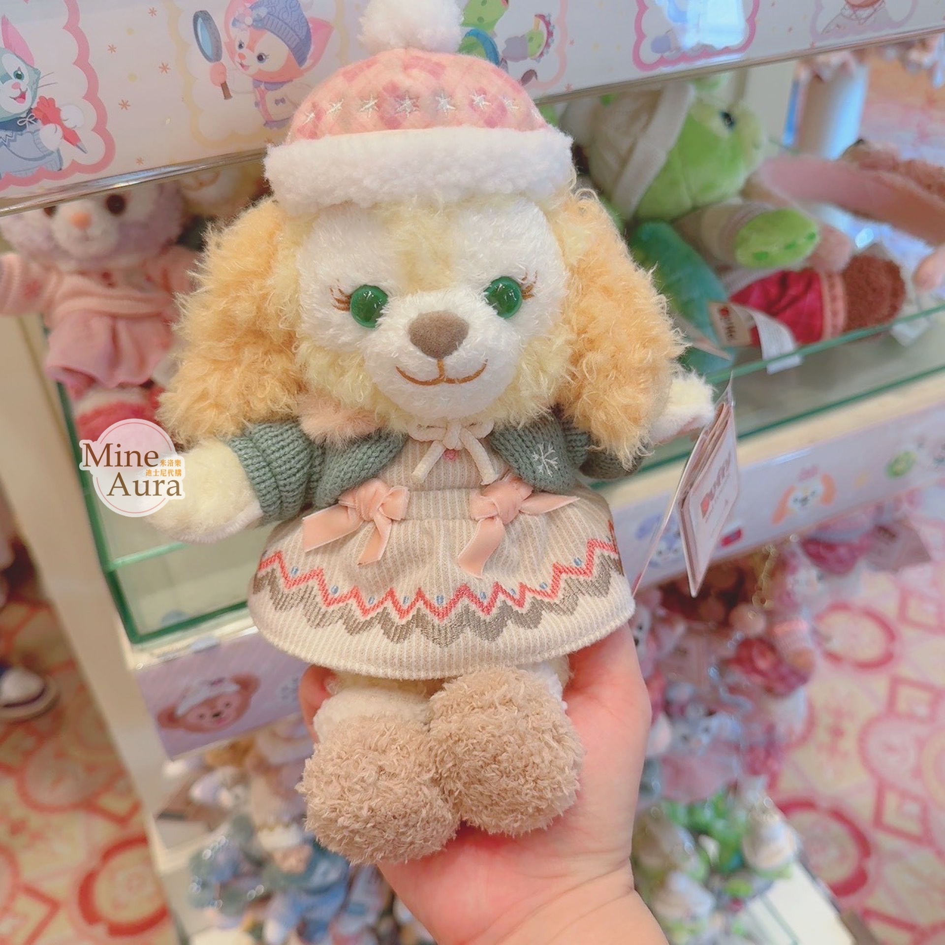 2025 聖誕節派對 達菲 Duffy 與好友們 可琦安 餅乾 CookieAnn SS號 娃娃 玩偶 -香港迪士尼樂園