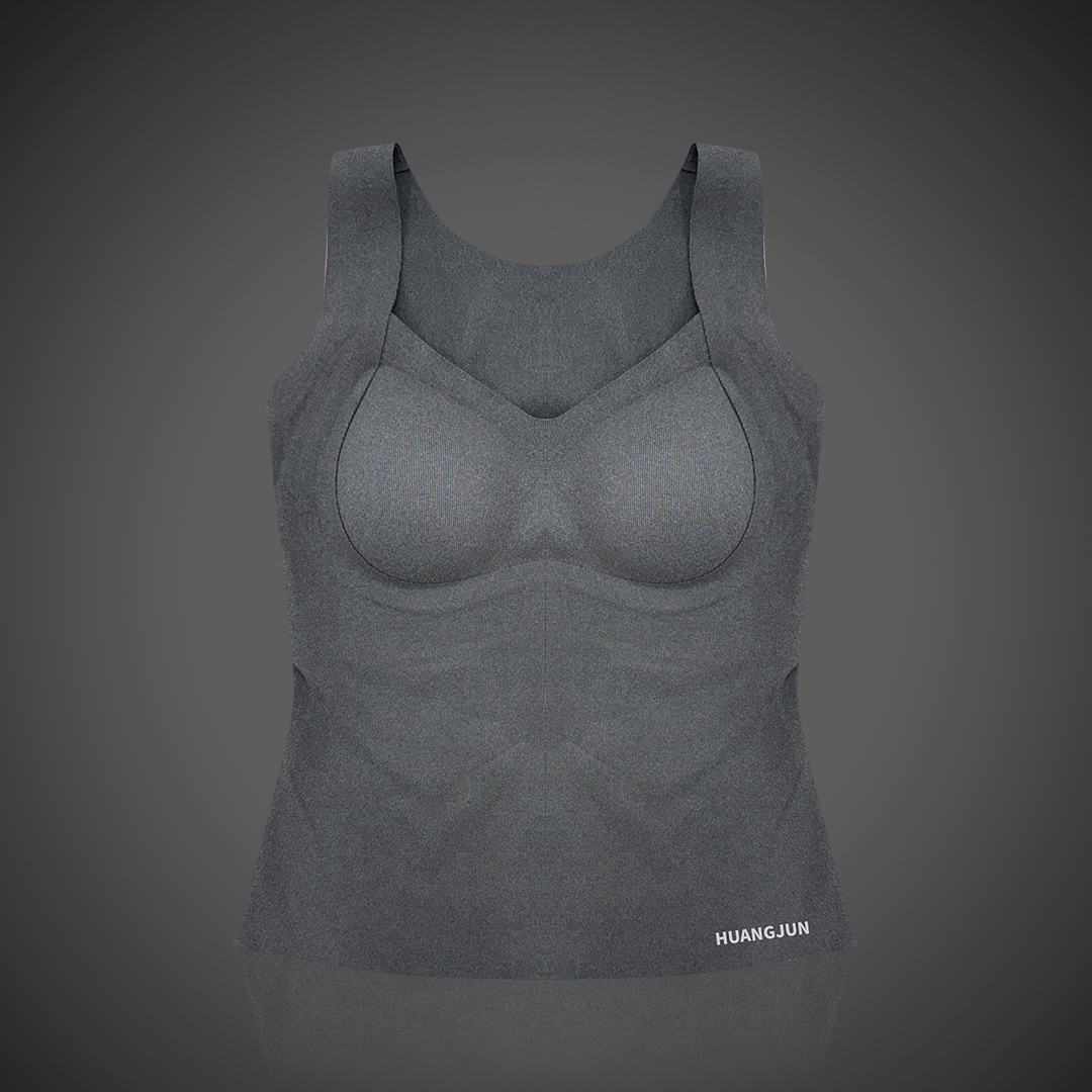 提拉倍暖絨背心-深灰