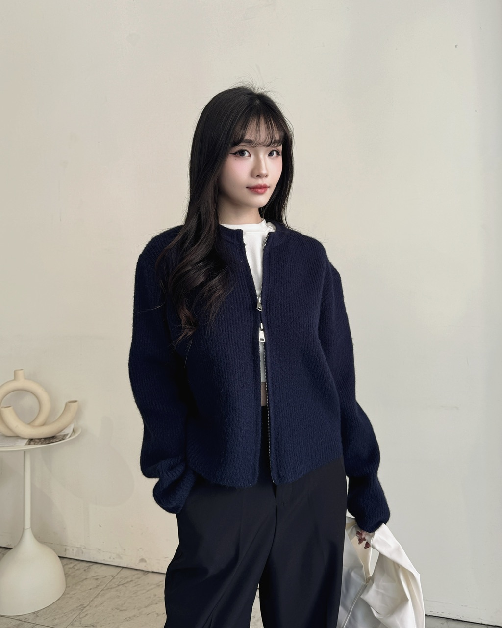 秋冬款🍂雙拉鏈針織外套-3543/3534