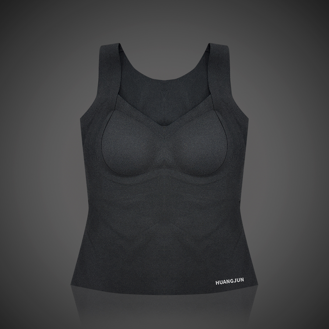 提拉倍暖絨背心-黑色