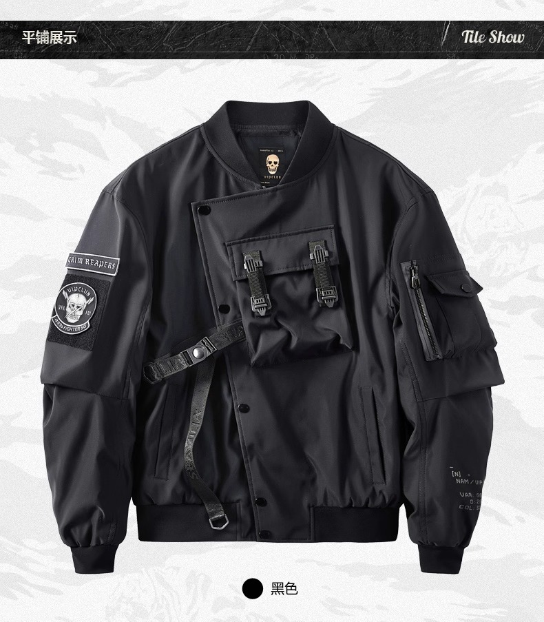 𝙏𝙀𝘾𝙃𝙒𝙀𝘼𝙍 戰術機能工裝刺繡棒球服