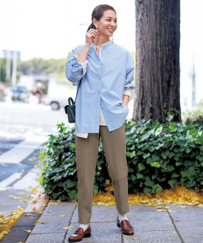 [現貨] UNFILO FINE MOVE錐形褲 卡其M