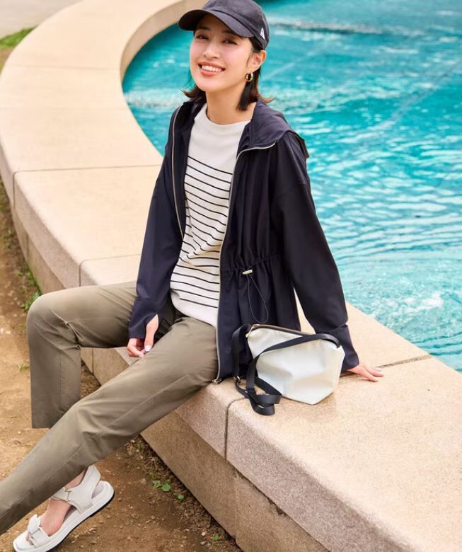 [現貨] UNFILO FINE MOVE錐形褲 卡其M