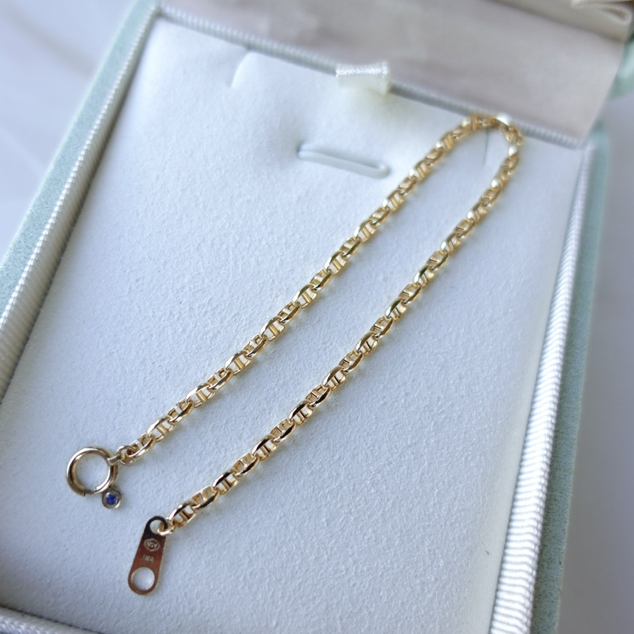 18K黃金日本製意大利硬金工藝手鏈