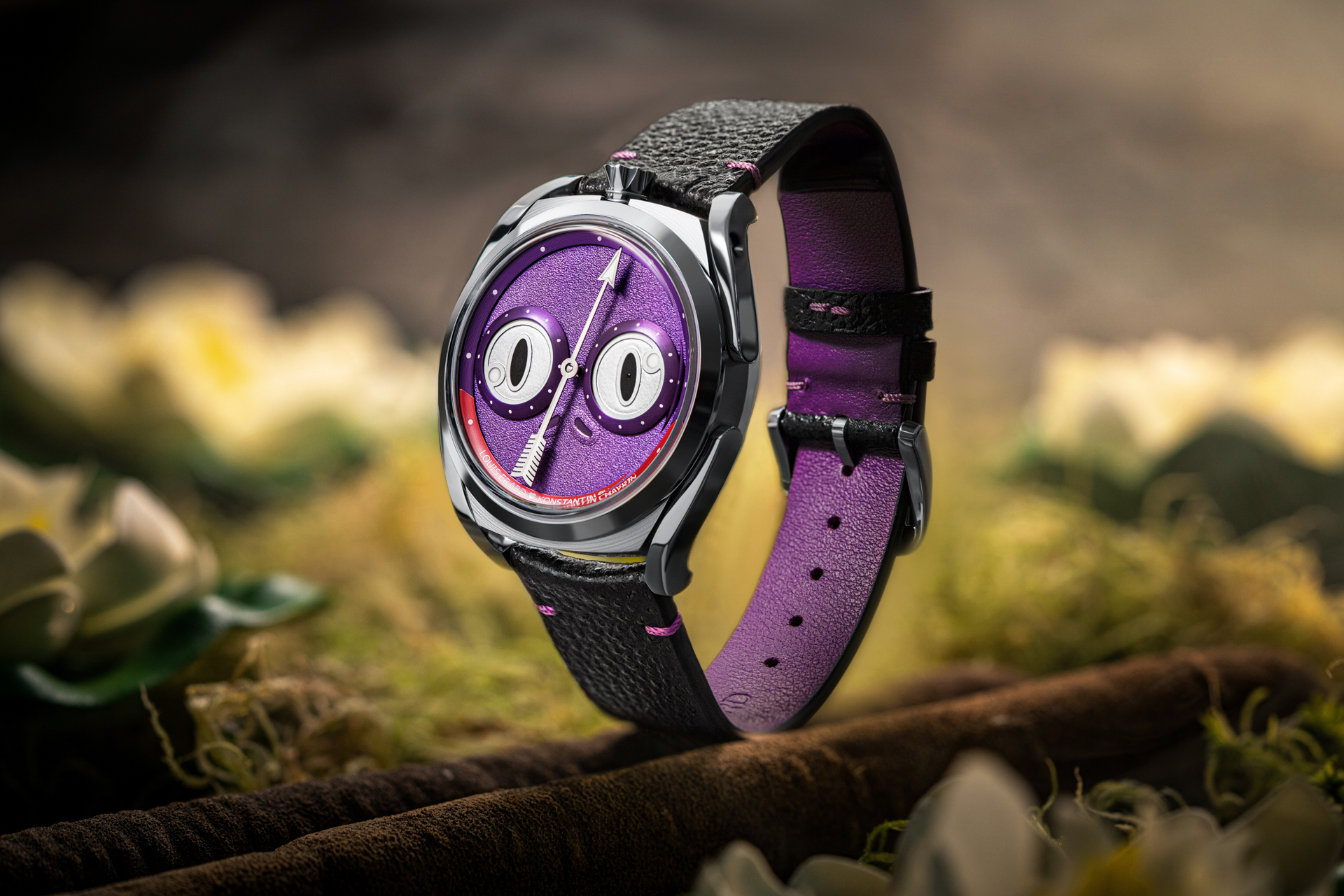 Louis Erard x Konstantin Chaykin 聯名款, Unfrogettable Purple,紫羅蘭,85340AA02.BVA192,青蛙公主,Himeji Kurozan,Urushi 漆藝,斯拉夫傳說