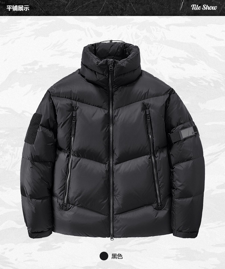 𝙏𝙀𝘾𝙃𝙒𝙀𝘼𝙍 立領羽絨機能拉鍊外套