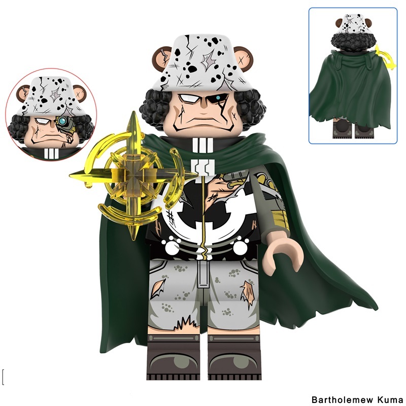 One Piece Bartholomew Kuma Custom Minifigures Fit Lego DY651