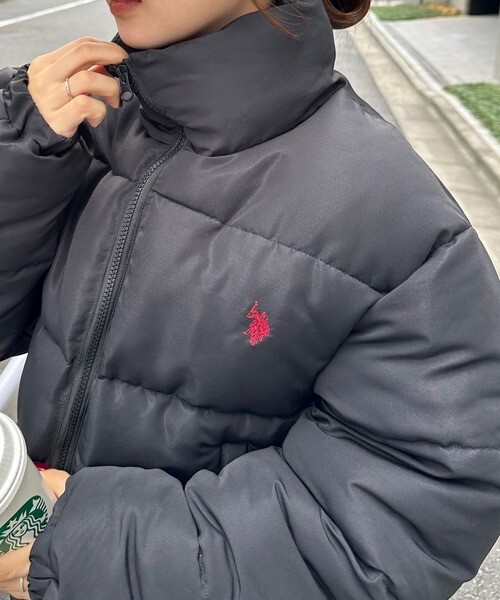 KTQ STORE ‧ RANAN / solleim U,S,POLO ASSN.短版環保羽絨服