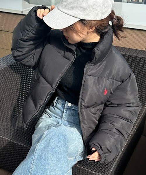 KTQ STORE ‧ RANAN / solleim U,S,POLO ASSN.短版環保羽絨服