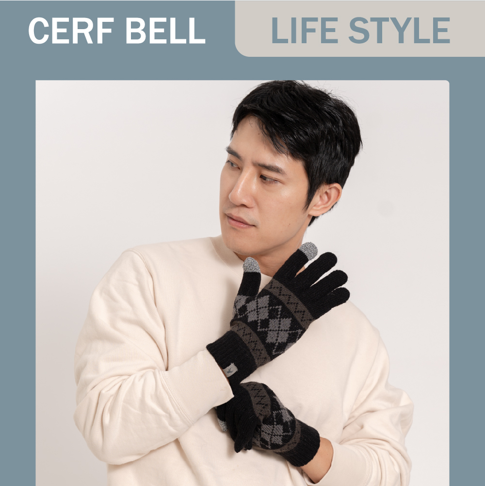 【肌暖】台灣製 石墨烯雙層觸控針織手套丨M5327TE-28-29-25TER-26