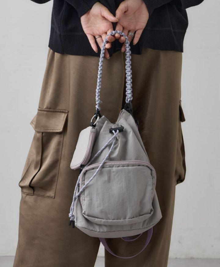 [現貨] CIAOPANIC TYPY KAIRI 企劃 撥水尼龍 迷你包 灰1