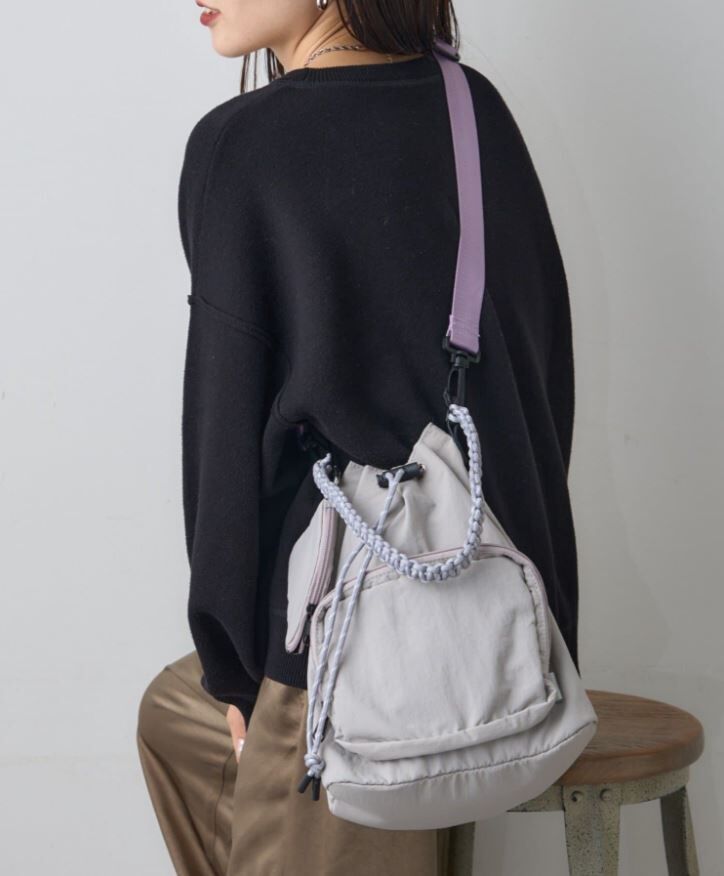 [現貨] CIAOPANIC TYPY KAIRI 企劃 撥水尼龍 迷你包 灰1