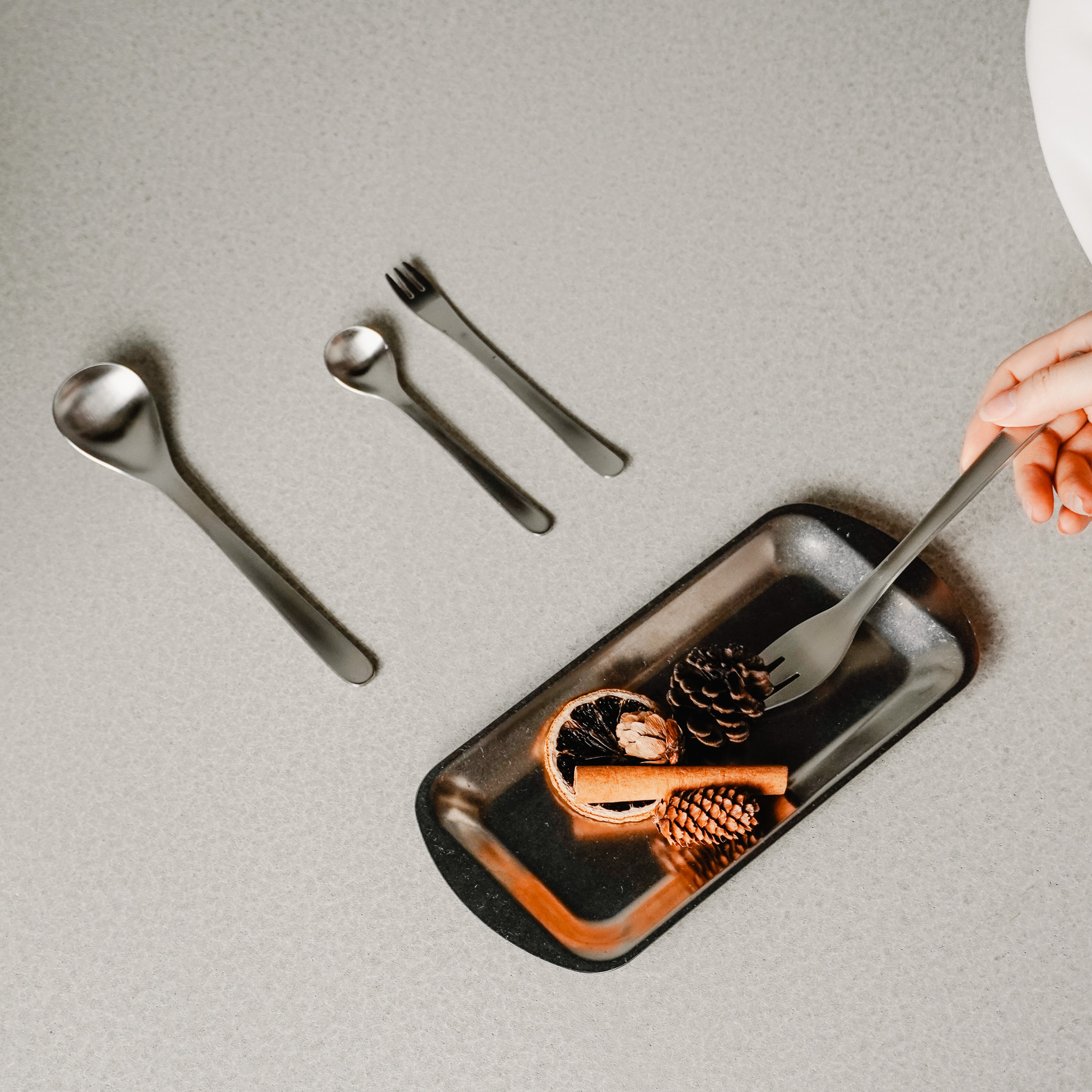 日式啞光餐具兩入組 兩款