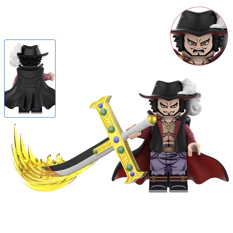 One Piece Dracule Mihawk Custom Minifigures Fit Lego DY644