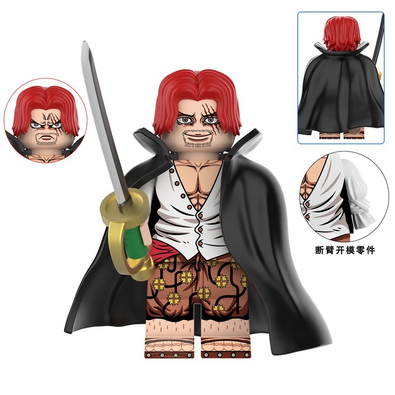 One Piece Shanks Custom Minifigures Fit Lego DY650
