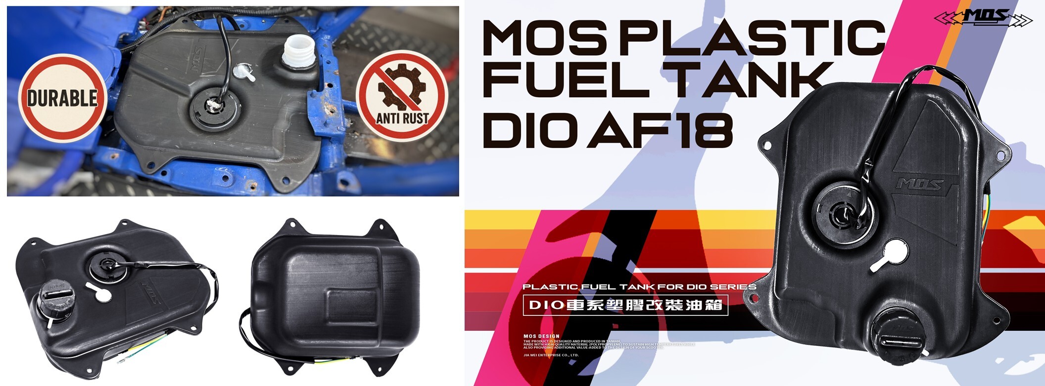 Honda Dio Fuel Tank Made of PP