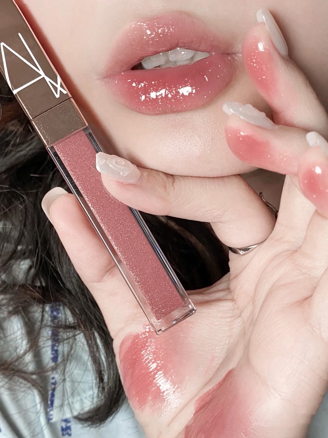 【現貨】NARS Afterglow唇彩 #285 UNBROKEN 閃耀乾燥玫瑰色 3.7ml 中樣