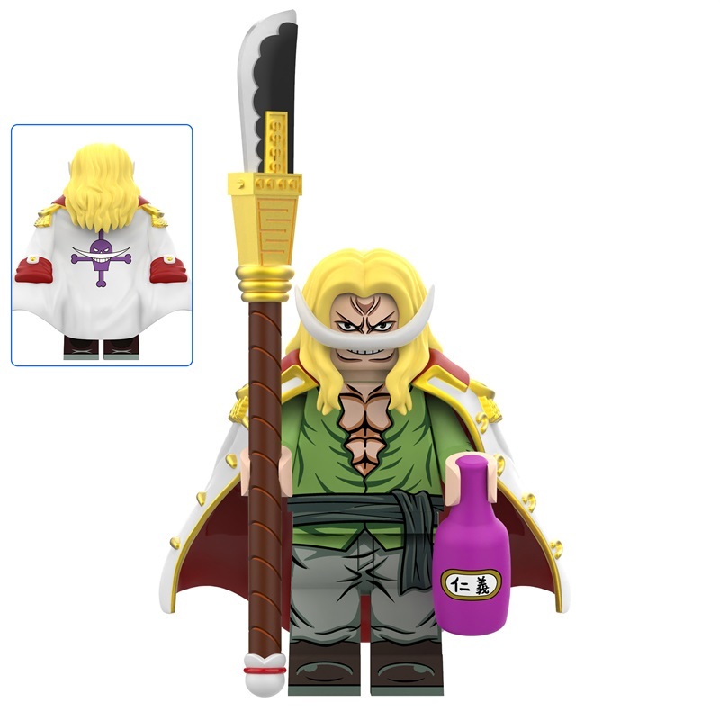 One Piece Edward Newgate Custom Minifigures Fit Lego DY664B