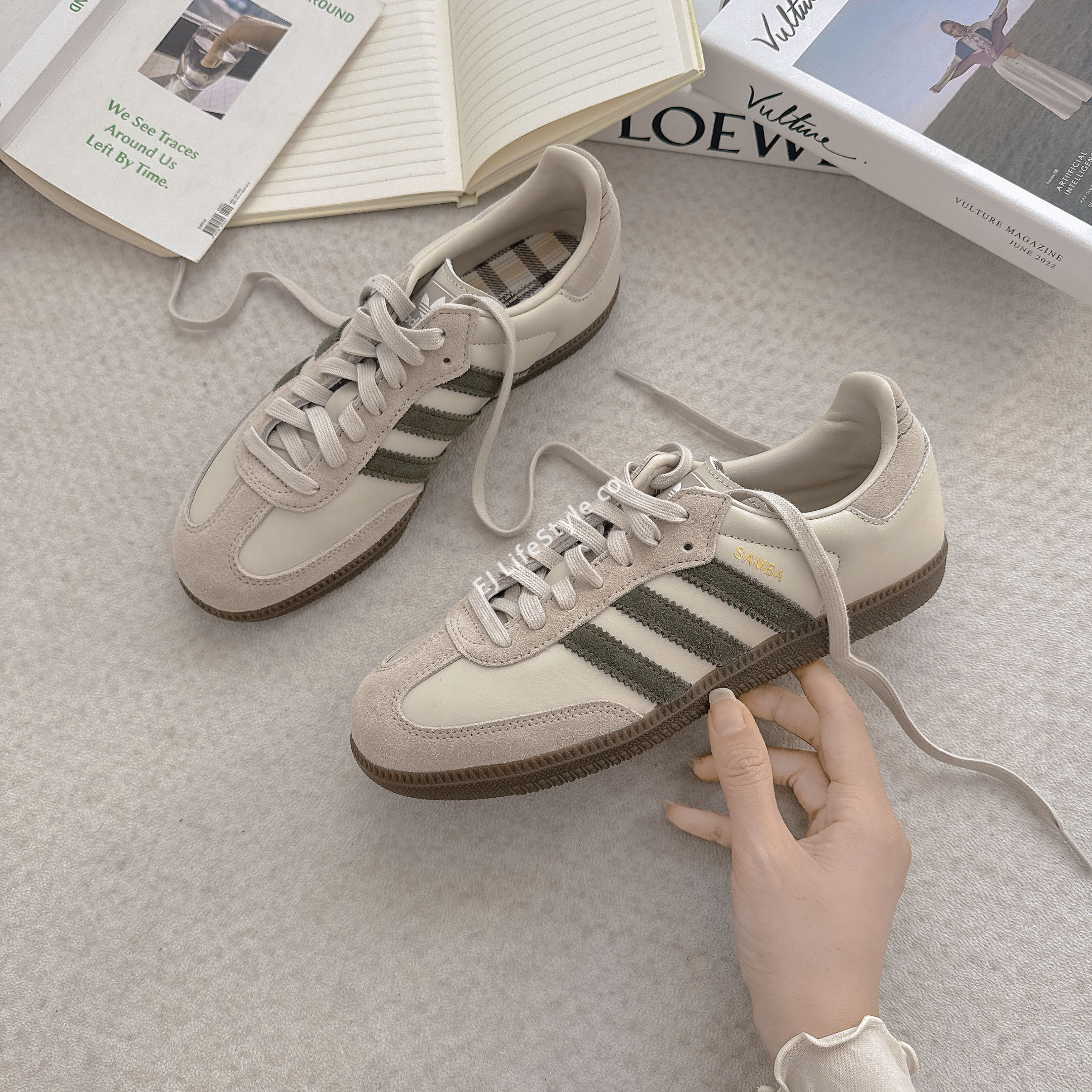 ADIDAS SAMBA OG 抹茶灰棕 米灰 奶灰 橄欖綠 焦糖底 男女鞋 JR0893 / 現+預