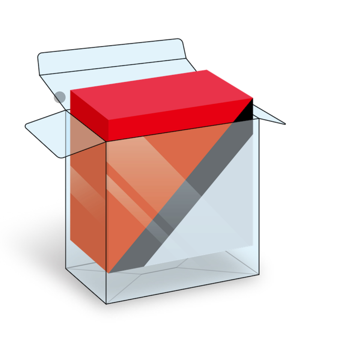 カードボックス保護ケース　ノーマルサイズ 五枚入