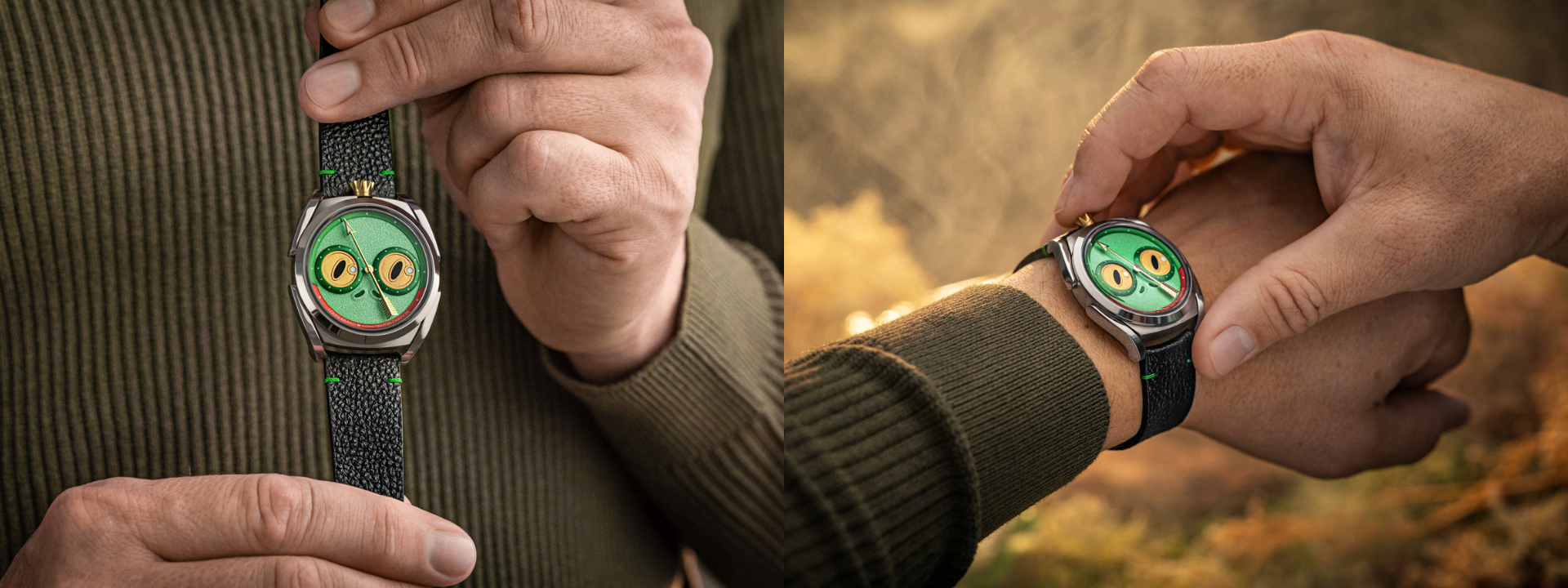 Louis Erard x Konstantin Chaykin 聯名款, Unfrogettable Green,森林綠,85340AA01.BVA191,青蛙公主,Himeji Kurozan,Urushi 漆藝,斯拉夫傳說