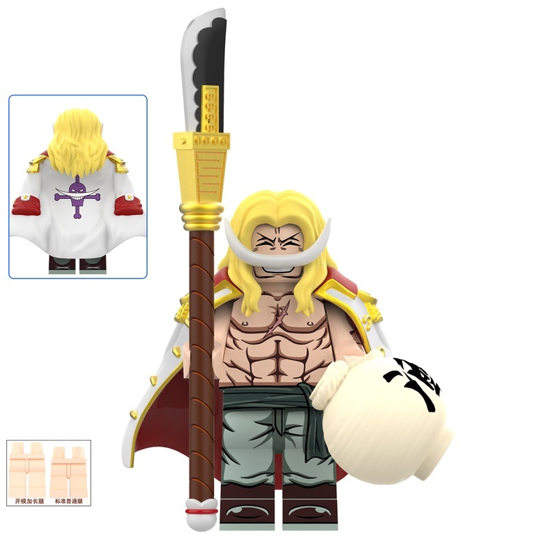 One Piece Edward Newgate Custom Minifigures Fit Lego DY645B