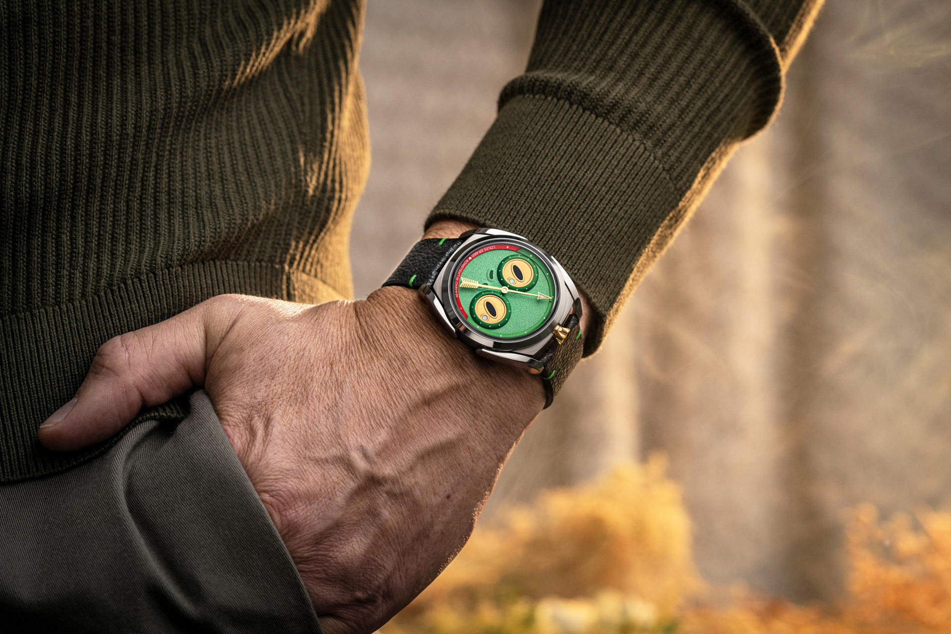 Louis Erard x Konstantin Chaykin 聯名款, Unfrogettable Green,森林綠,85340AA01.BVA191,青蛙公主,Himeji Kurozan,Urushi 漆藝,斯拉夫傳說