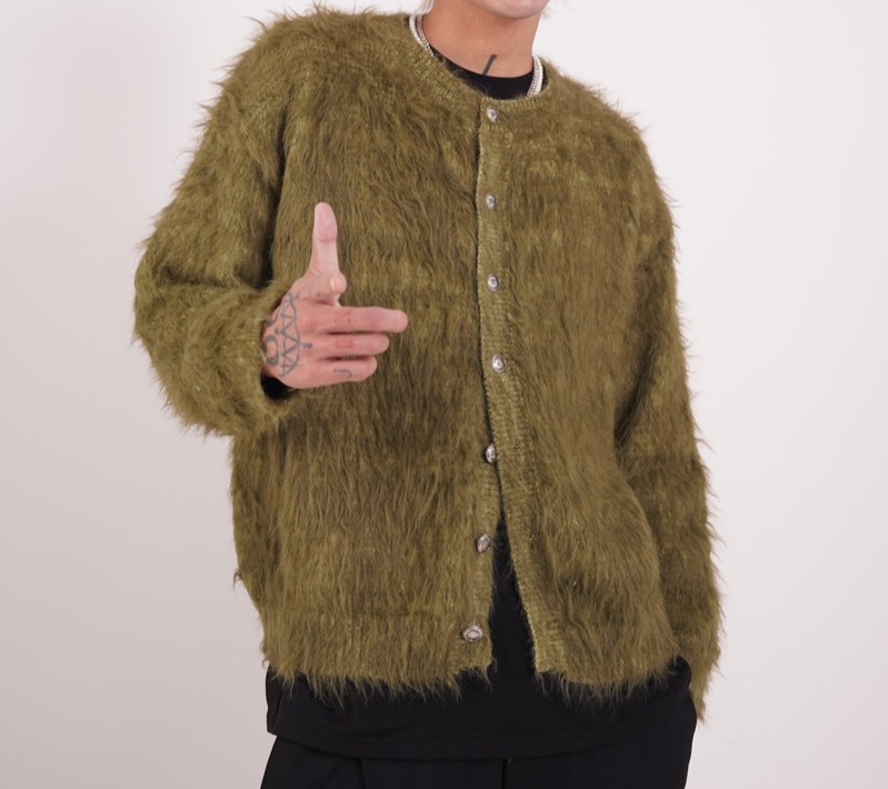 海馬毛開襟毛外套(爆款兩色)