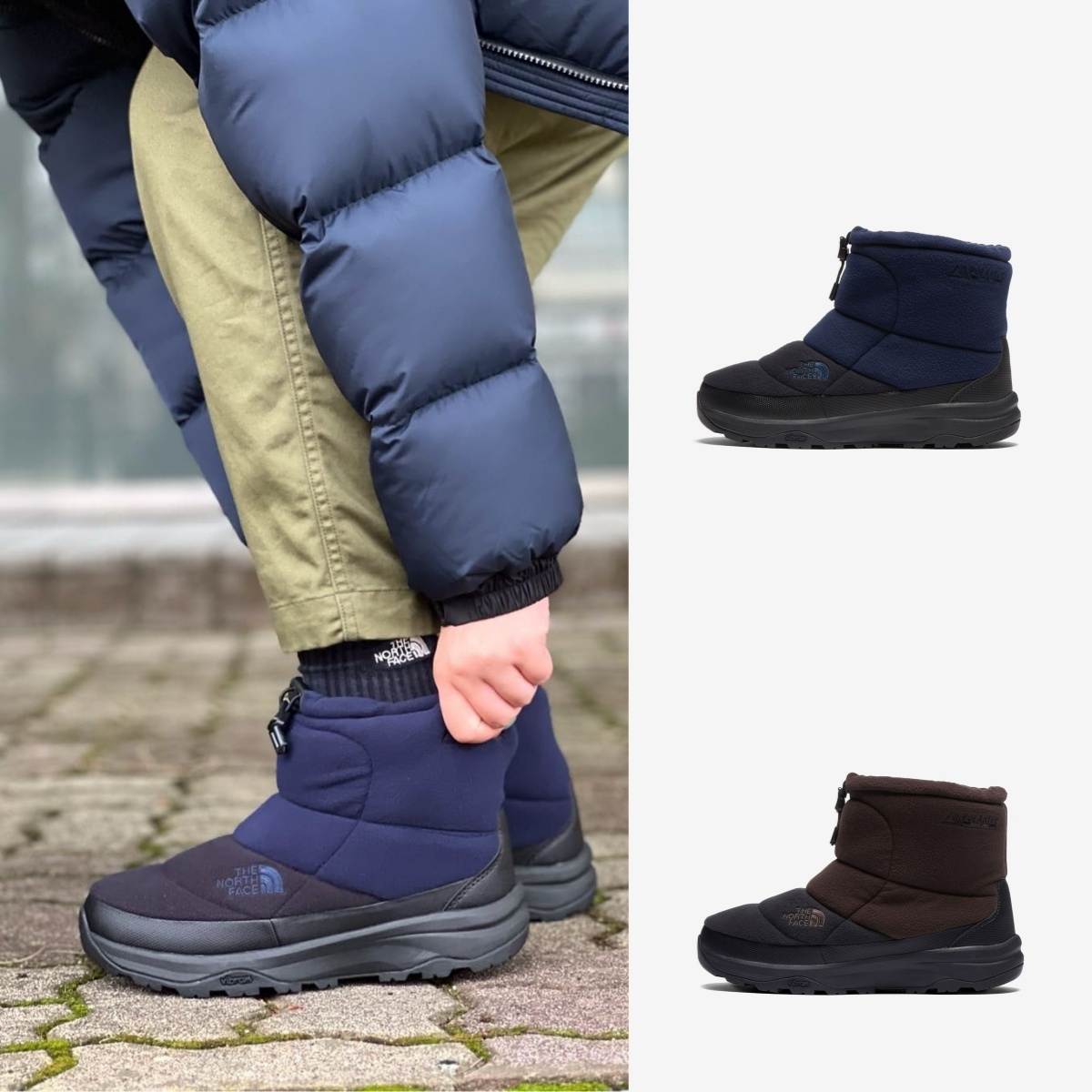 預購┃日本 TNF Nuptse Bootie Short Polartec 搖粒絨 防風 保暖 短靴