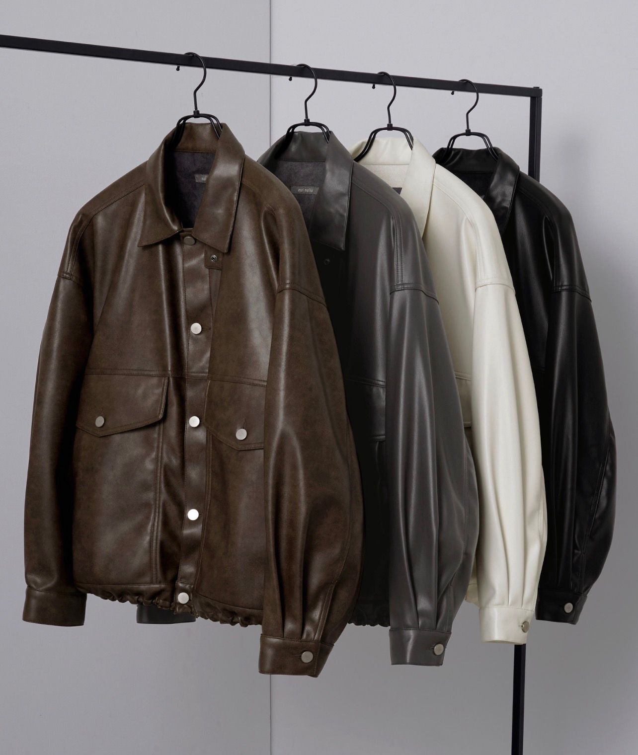 【預購】JN111922 nui nullu 3WAY 仿皮外套