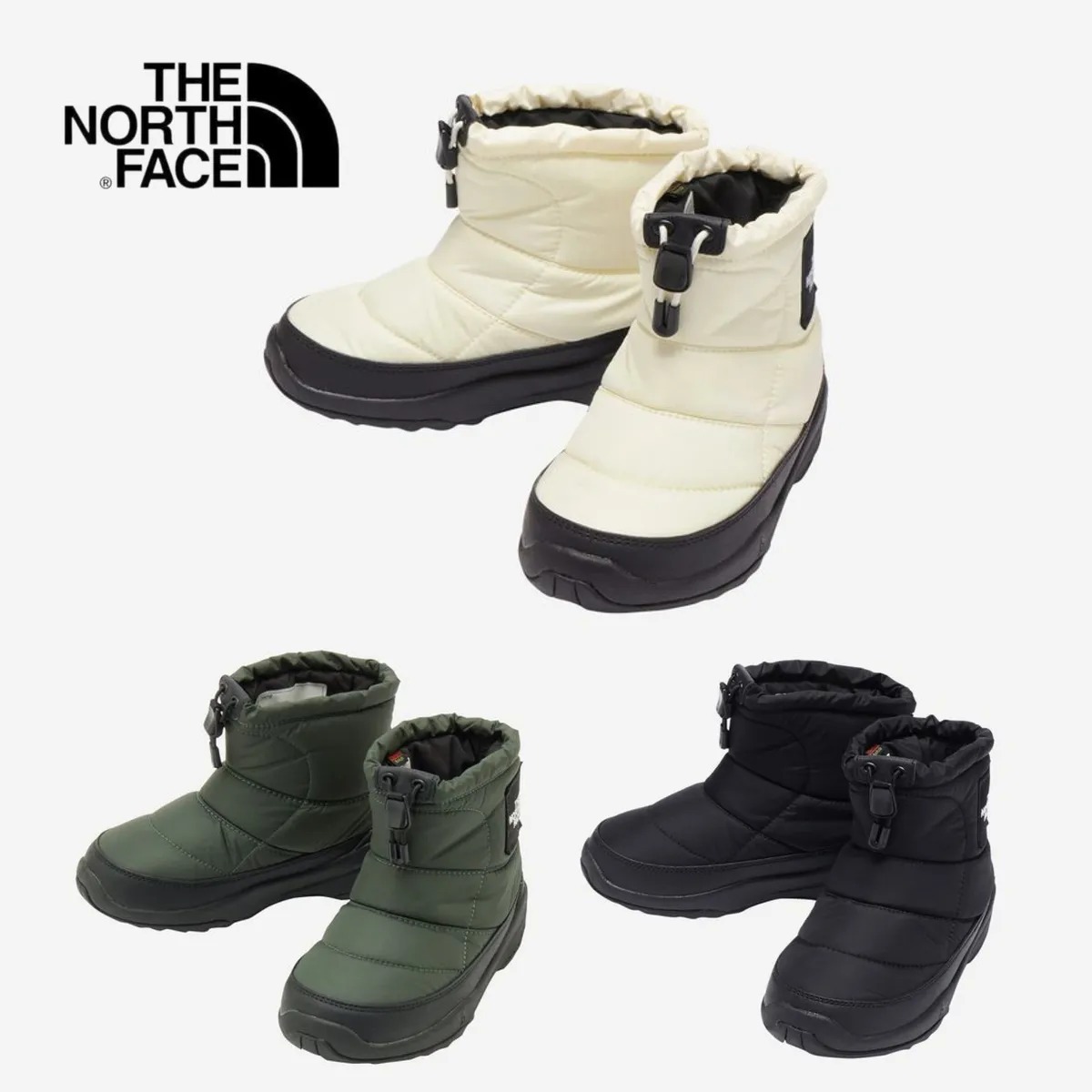 預購┃日本 小孩款 TNF KIDS Nuptse Bootie Logo Short 防潑水 保暖 短靴