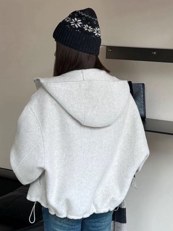 LYS-慵拉機車款式羊絨雙面外套