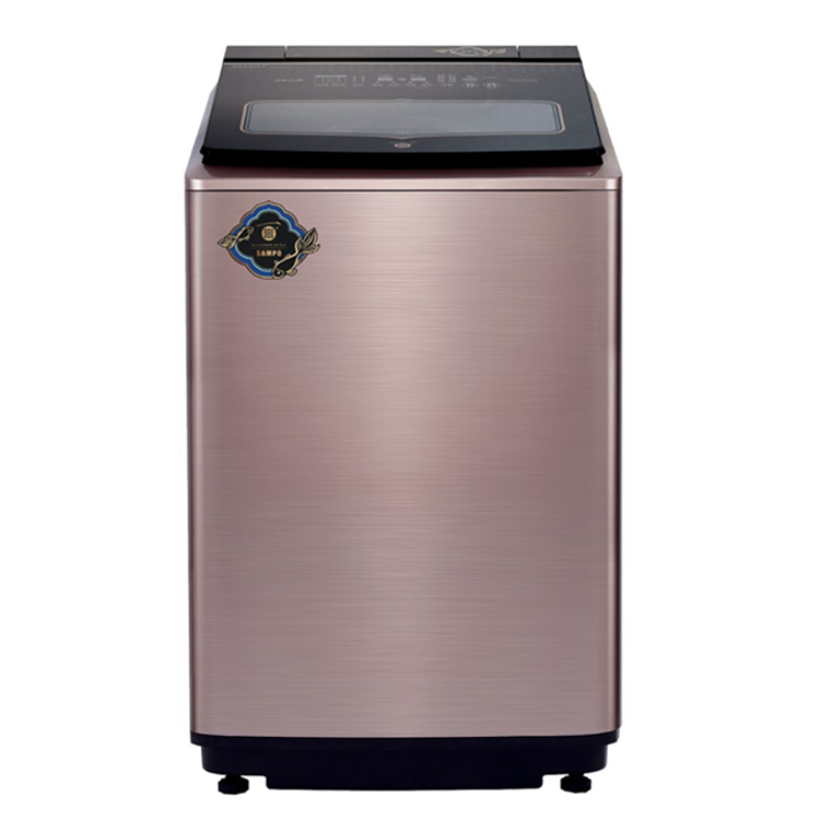 SAMPO 聲寶 故宮聯名款 19公斤 洗劑智慧投入變頻洗衣機-霽青描金游魚轉心瓶(ES-P19DA-NPM1)