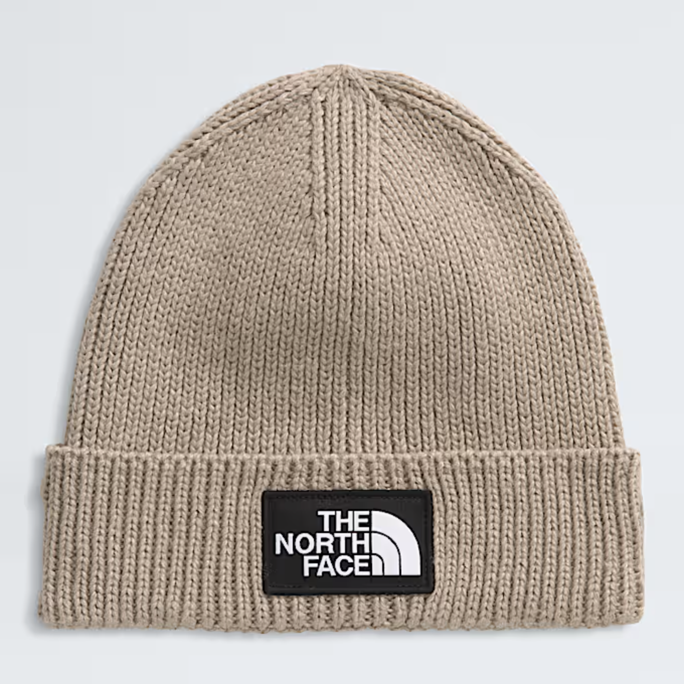 -(E17d02)-THE NORTH FACE TNF LOGO BOX CUFFED BEANIE 針織毛帽 -NF0A8CHE摩卡棕(BOX)