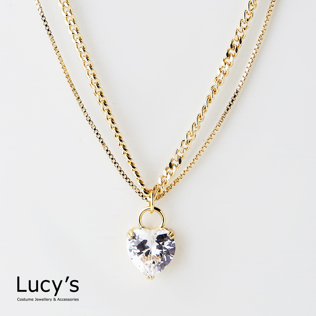 璀璨心 雙層項鍊 (122791)