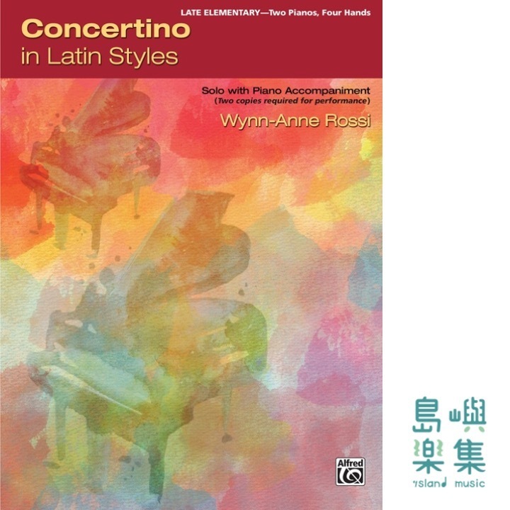 Concertino in Latin Styles | Solo with Piano Accompaniment | 2 Pianos, 4 Hands