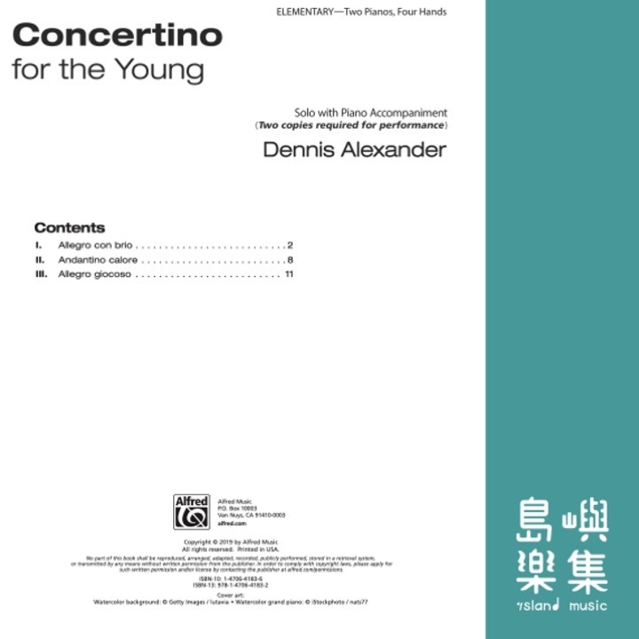 Concertino for the Young | Solo with Piano Accompaniment | 2 Pianos, 4 Hands
