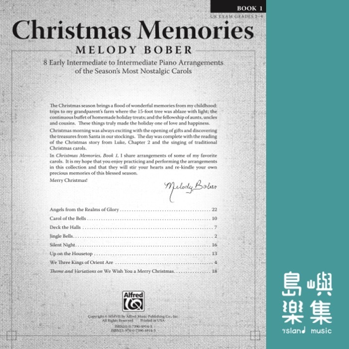 Christmas Memories, Book 1