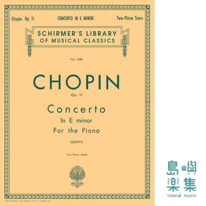 Chopin Concerto No. 1 in E Minor, Op. 11 | Schirmer Library of Classics Volume 1350