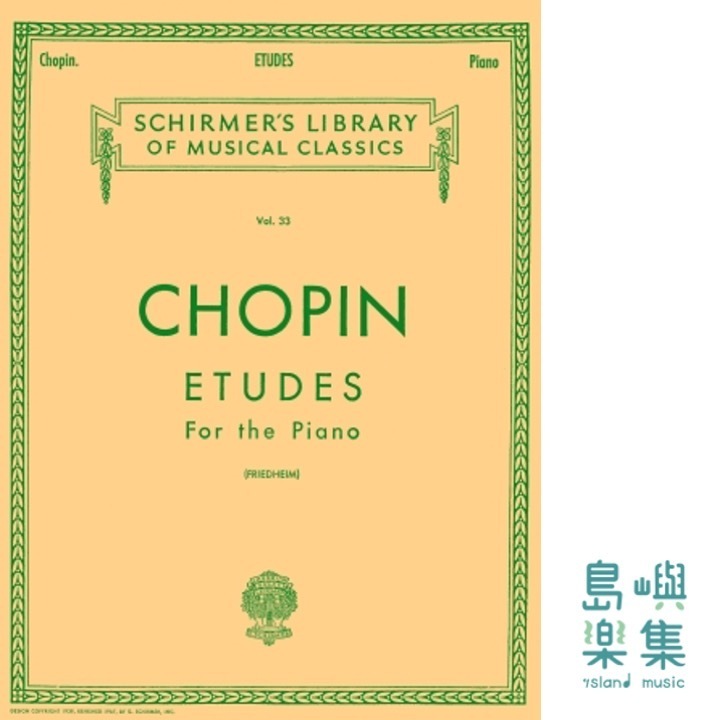 Chopin Etudes | Schirmer Library of Classics Volume 33